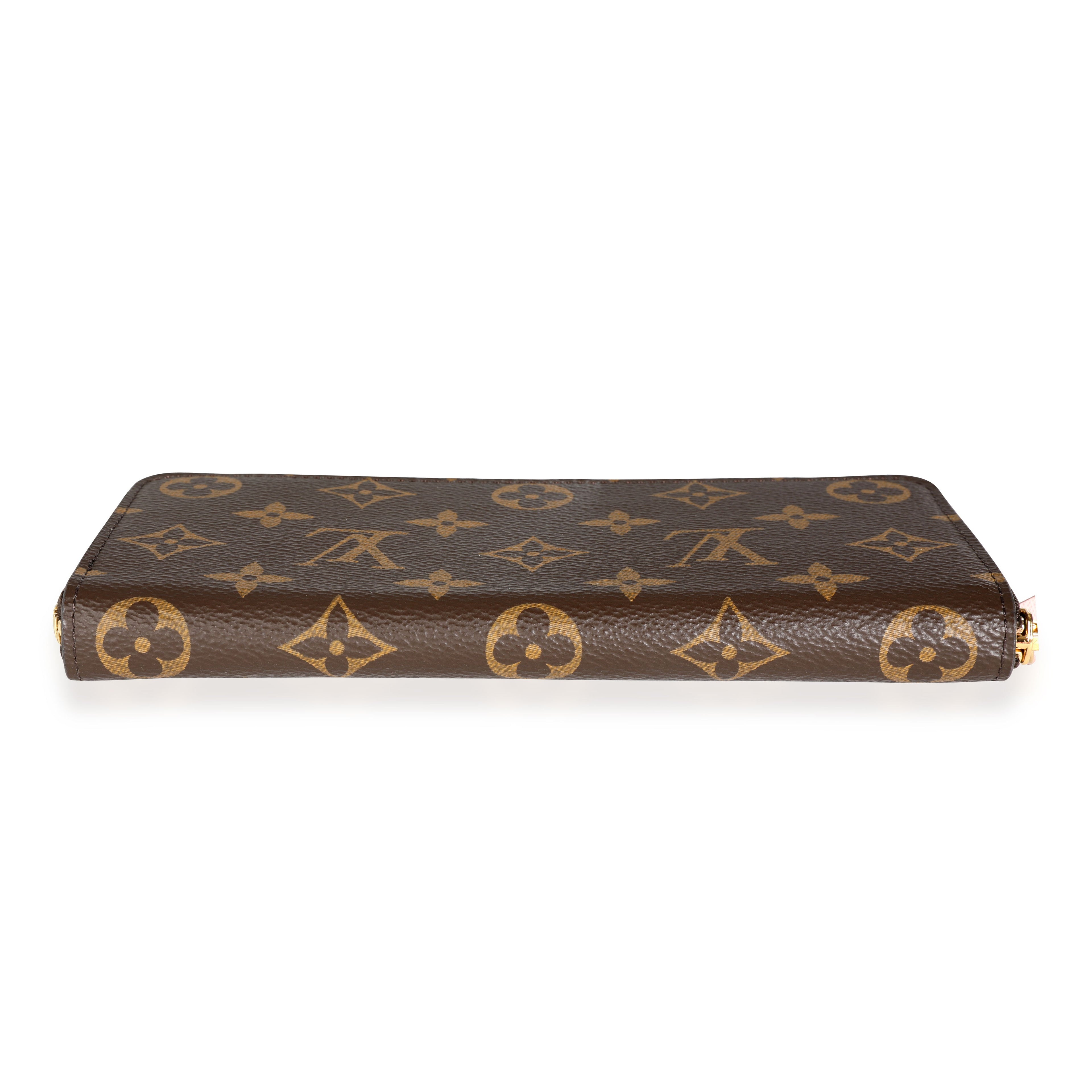 Louis Vuitton Louis Vuitton Monogram Canvas & Rose Ballerine Clémence Wallet