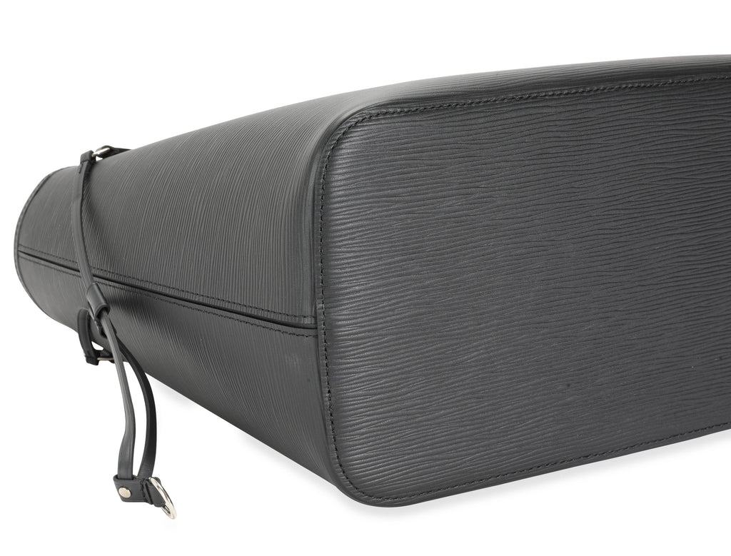 Louis Vuitton Louis Vuitton Black Epi Leather Neverfull MM