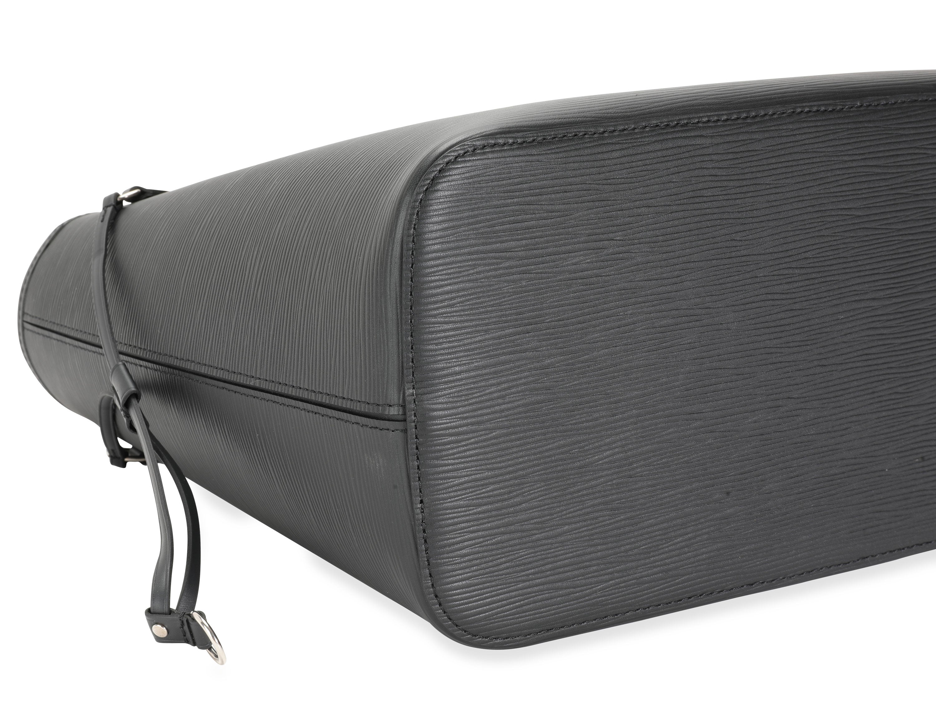 Louis Vuitton Louis Vuitton Black Epi Leather Neverfull MM