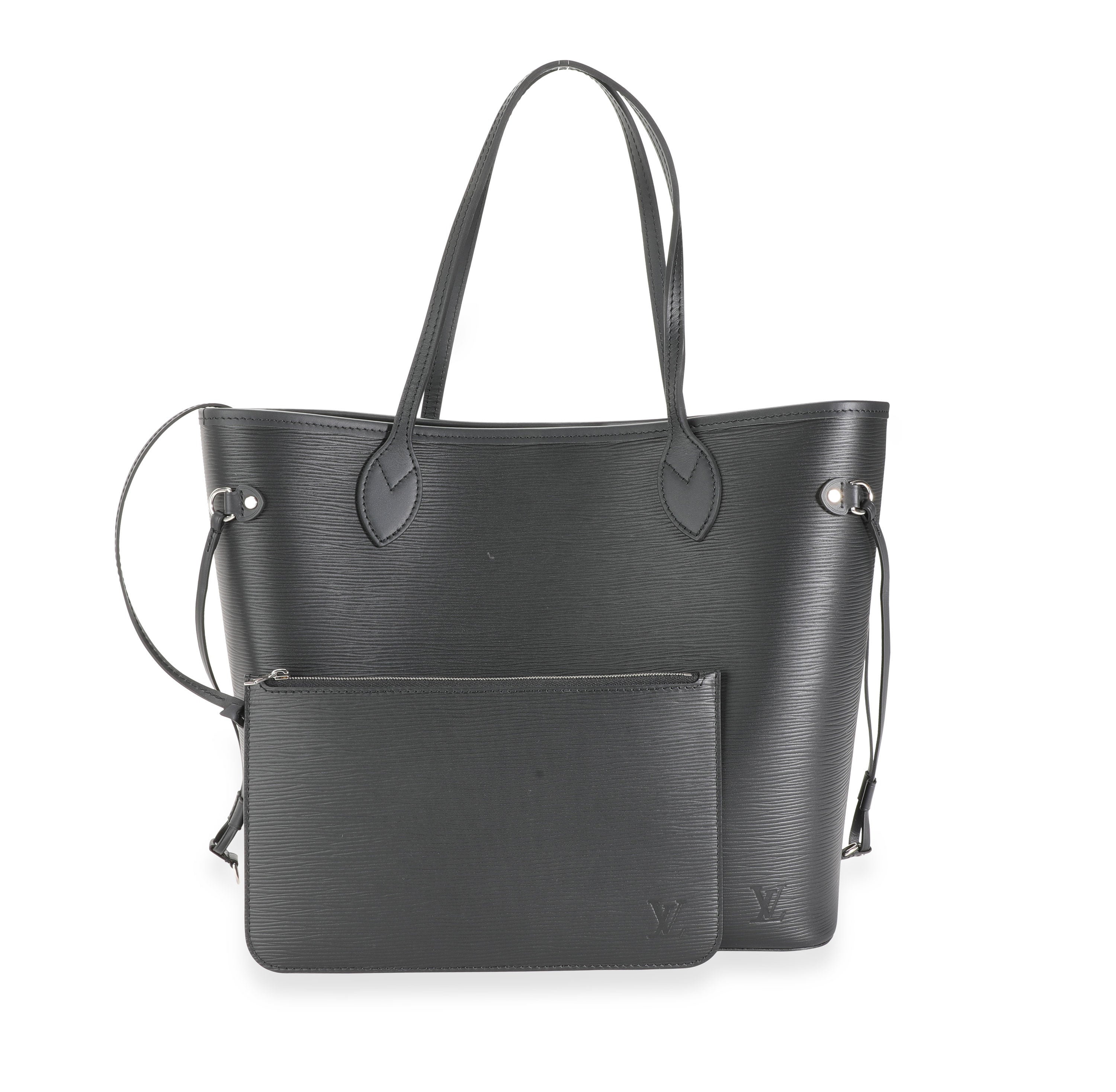 Louis Vuitton Louis Vuitton Black Epi Leather Neverfull MM