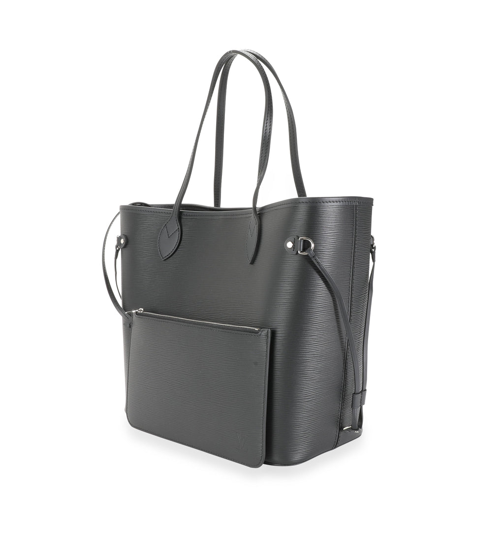 Louis Vuitton Louis Vuitton Black Epi Leather Neverfull MM