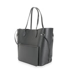 Louis Vuitton Louis Vuitton Black Epi Leather Neverfull MM
