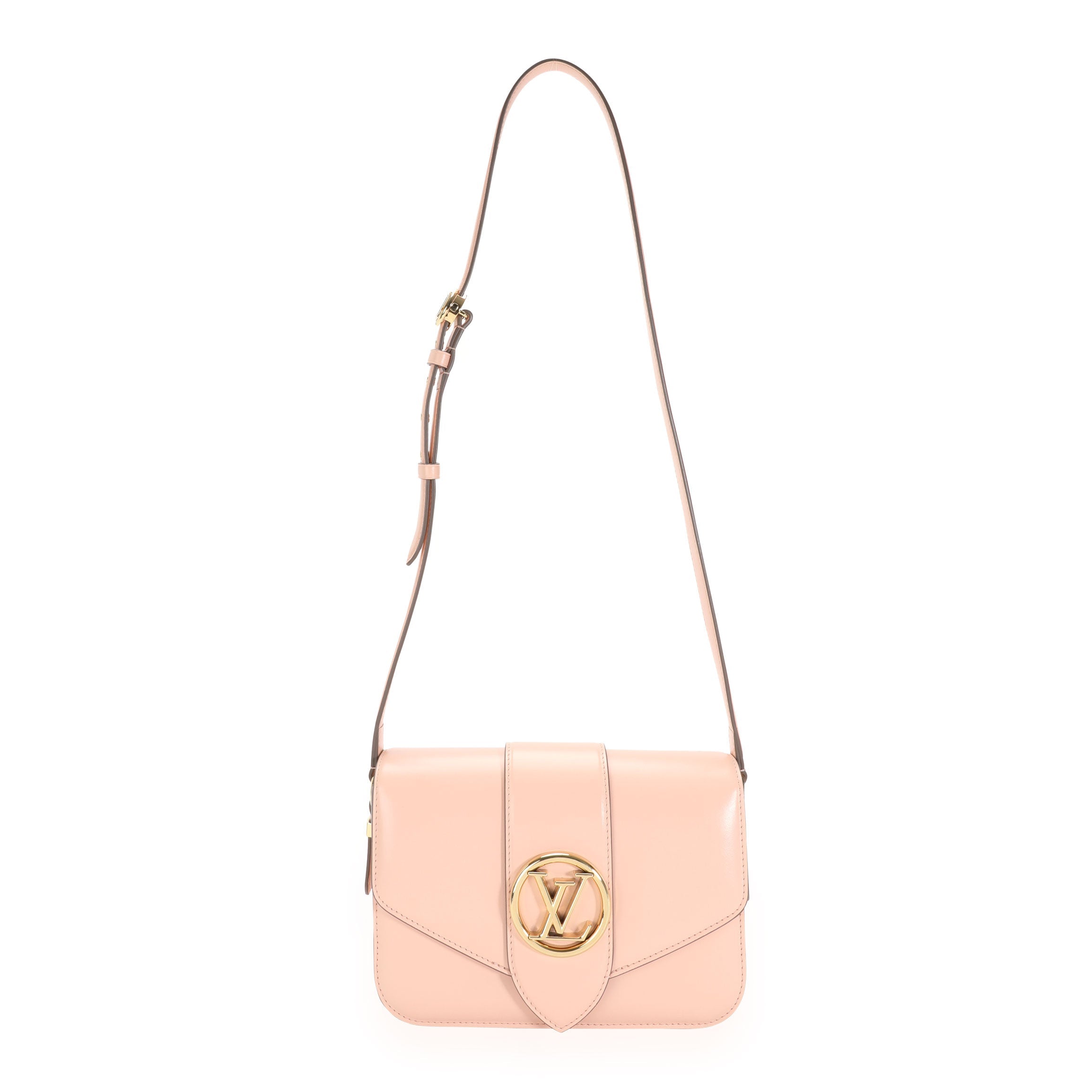 Louis Vuitton Louis Vuitton Rose Himalaya Calfskin LV Pont 9