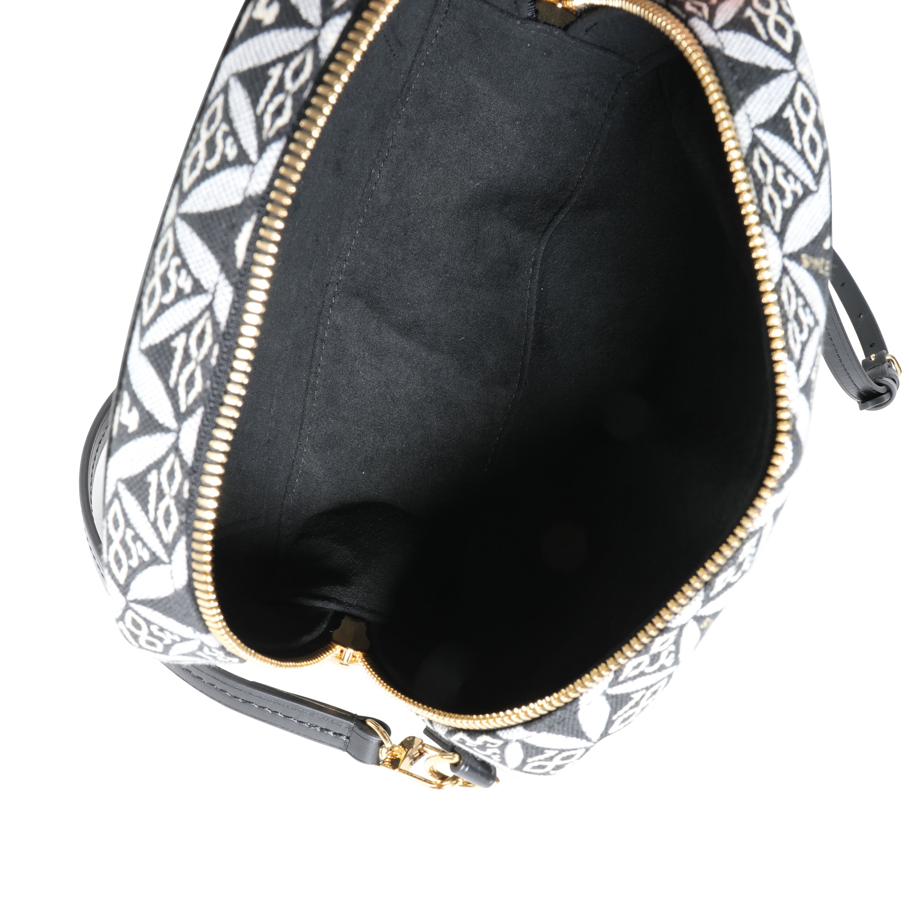 Louis Vuitton Louis Vuitton Black Jacquard Since 1854 Deauville Mini Camera Bag