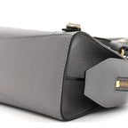 Balenciaga Grained Calfskin Neo Classic Gold Hardware Mini City Dark Grey
