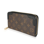 Louis Vuitton Louis Vuitton Monogram Canvas & Black Leather Zippy Retiro Wallet