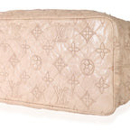 Louis Vuitton Louis Vuitton Ecru Embroidered Monogram Lambskin Olympe Stratus PM