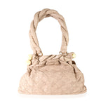 Louis Vuitton Louis Vuitton Ecru Embroidered Monogram Lambskin Olympe Stratus PM