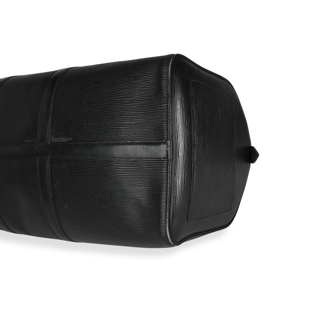 Louis Vuitton Louis Vuitton Black Epi Leather Keepall 50