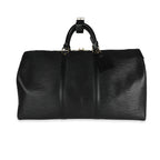 Louis Vuitton Louis Vuitton Black Epi Leather Keepall 50