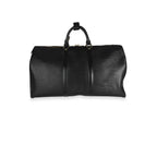 Louis Vuitton Louis Vuitton Black Epi Leather Keepall 50