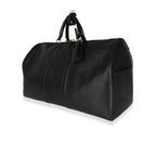 Louis Vuitton Louis Vuitton Black Epi Leather Keepall 50