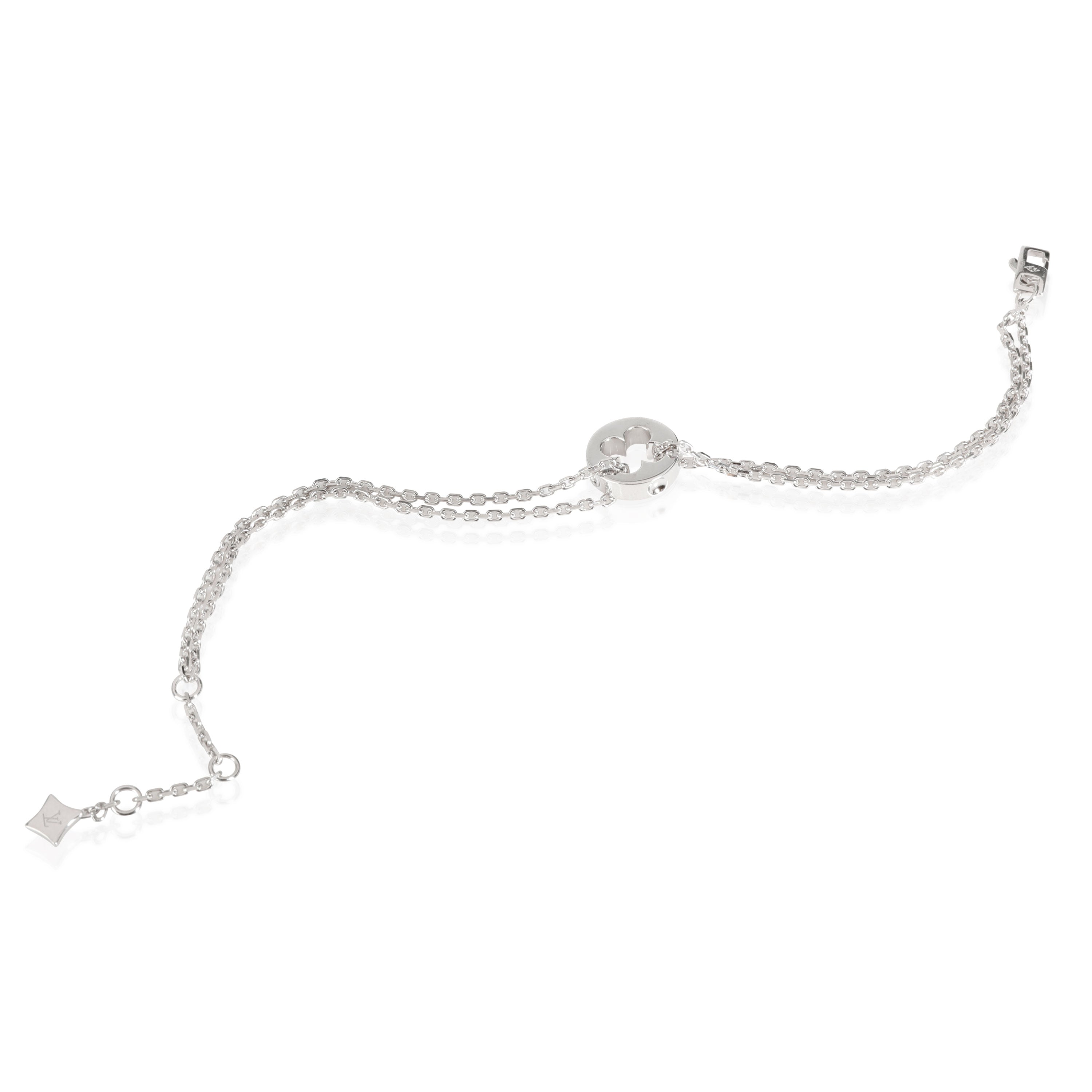 Louis Vuitton Louis Vuitton  Empreinte Chain Bracelet in 18k White Gold