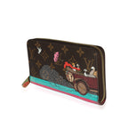 Louis Vuitton Louis Vuitton Christmas Animation 2015 Monogram Canvas Evasion Zippy Wallet