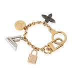 Louis Vuitton Louis Vuitton Gold & Silver-Tone Metal Kaleido V Bag Charm