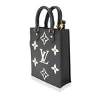 Louis Vuitton Louis Vuitton Black & Beige Monogram Empreinte Petit Sac Plat