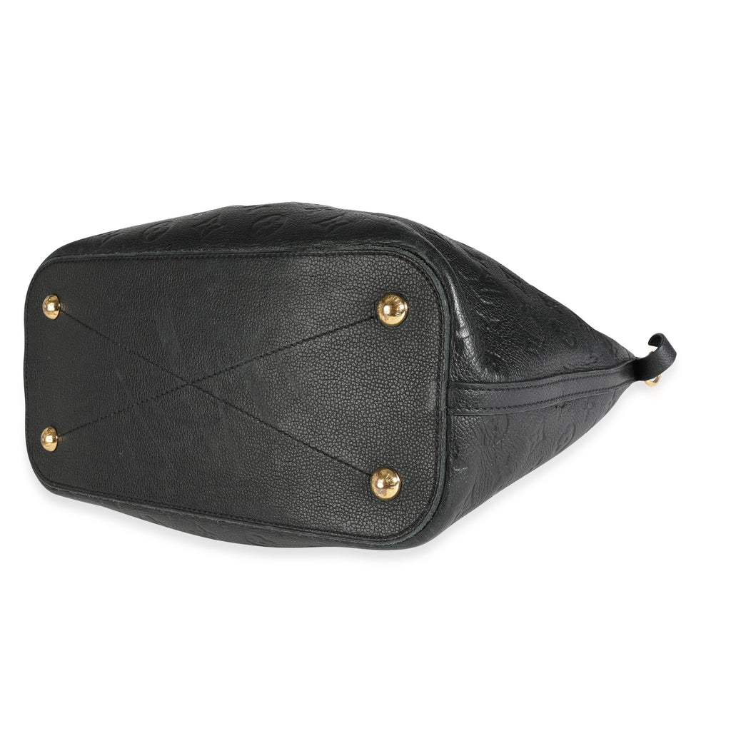 Louis Vuitton Louis Vuitton Black Monogram Empreinte Mazarine MM