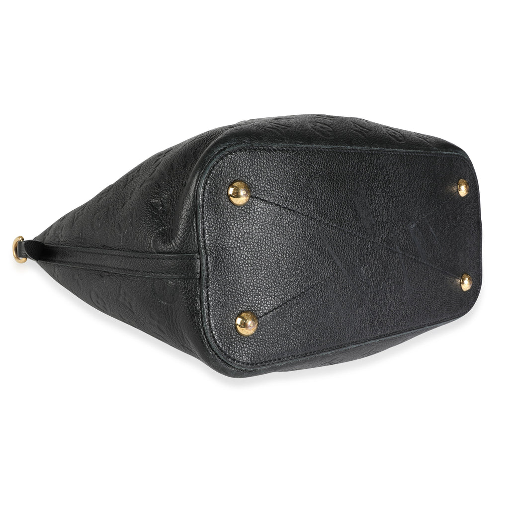 Louis Vuitton Louis Vuitton Black Monogram Empreinte Mazarine MM