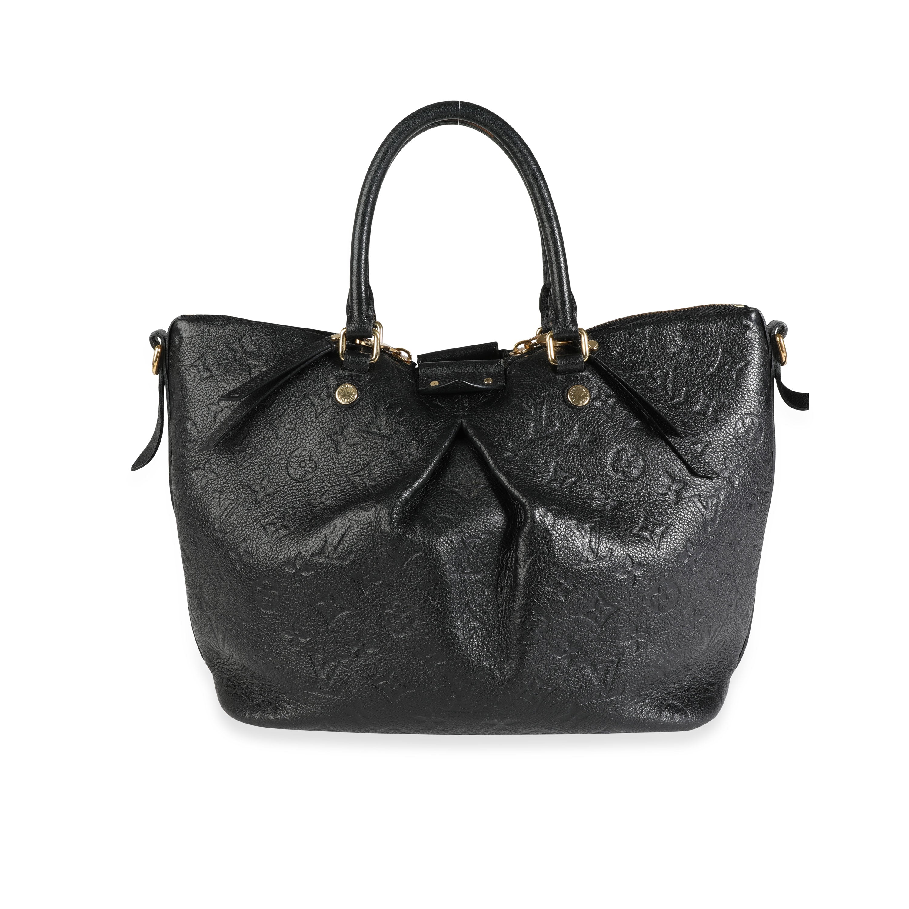 Louis Vuitton Louis Vuitton Black Monogram Empreinte Mazarine MM