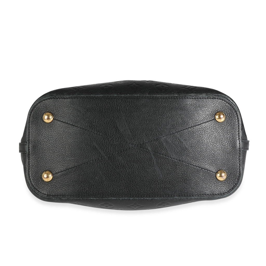 Louis Vuitton Louis Vuitton Black Monogram Empreinte Mazarine MM