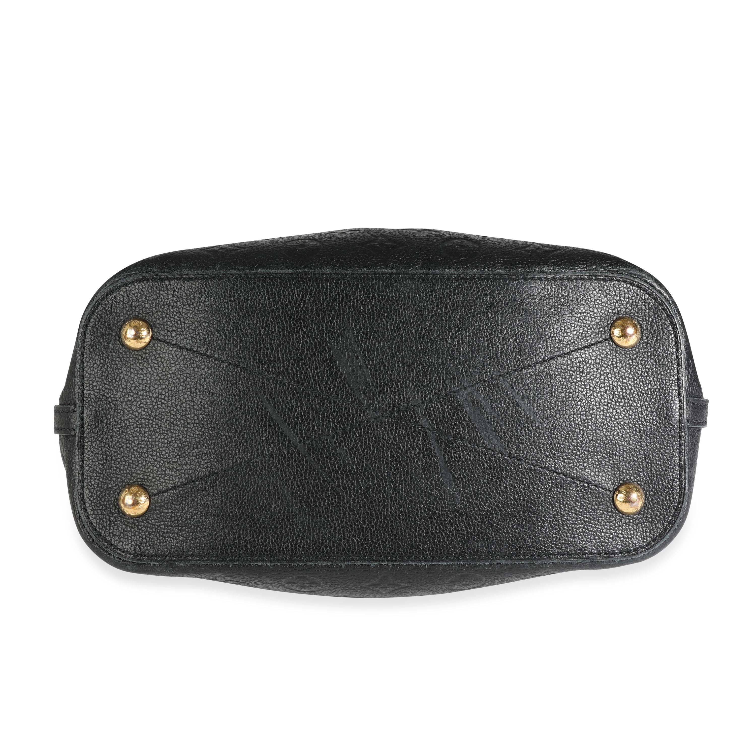 Louis Vuitton Louis Vuitton Black Monogram Empreinte Mazarine MM