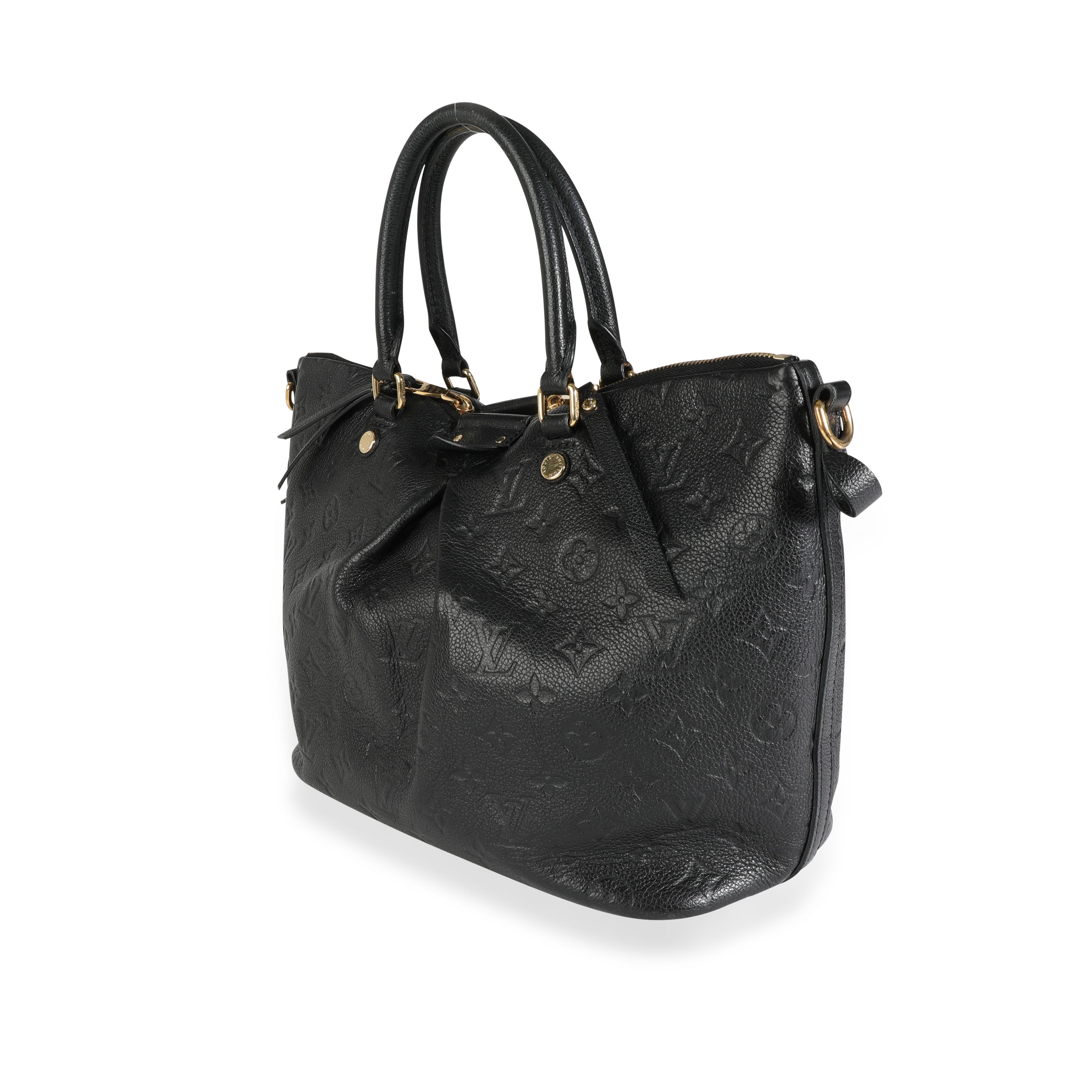 Louis Vuitton Louis Vuitton Black Monogram Empreinte Mazarine MM