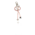 Louis Vuitton Louis Vuitton Rose Leather & Silver-Tone Brass Very Bag Charm and Key Holder