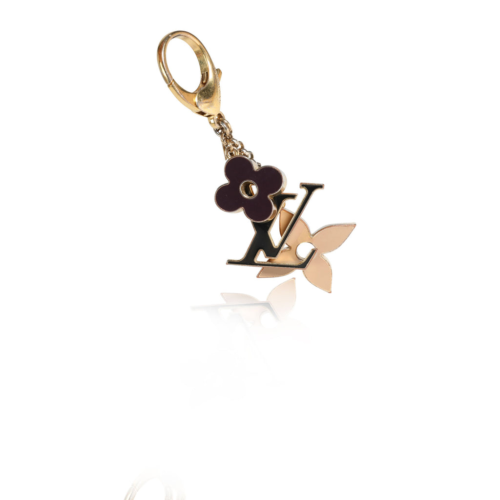 Louis Vuitton Louis Vuitton Gold Fleur de Monogram Bag Charm
