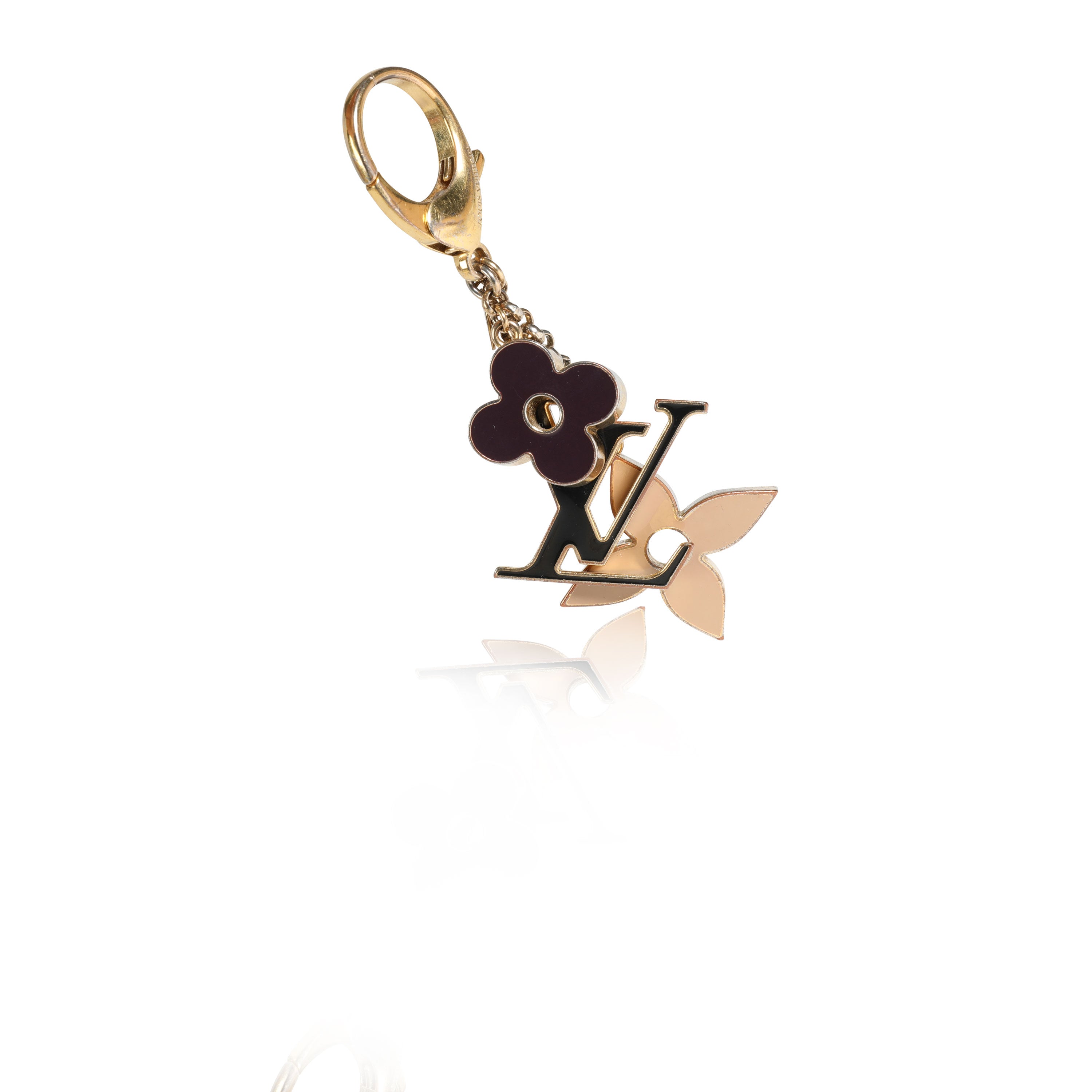 Louis Vuitton Louis Vuitton Gold Fleur de Monogram Bag Charm