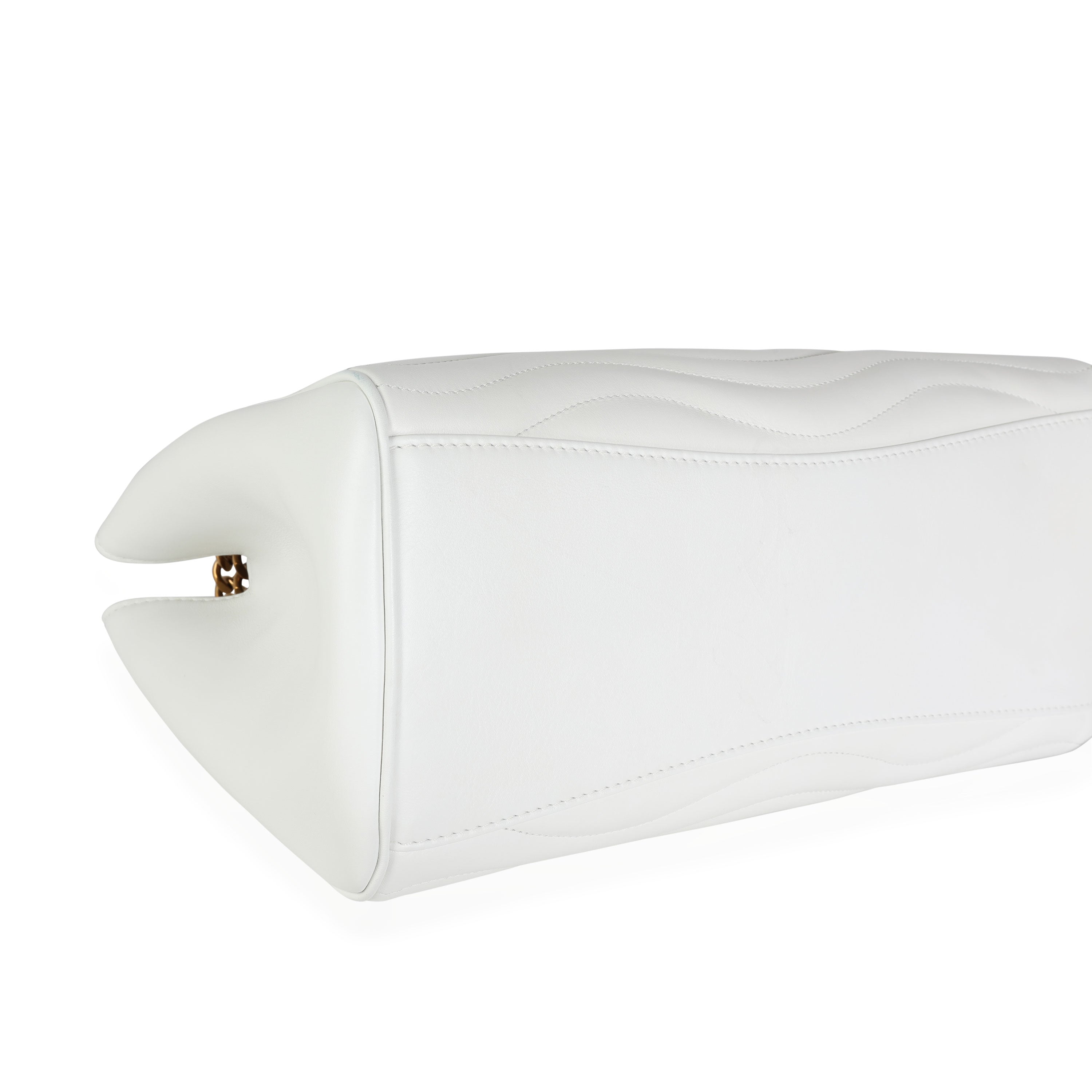 Louis Vuitton Louis Vuitton White Calfskin New Wave Chain Tote