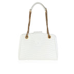Louis Vuitton Louis Vuitton White Calfskin New Wave Chain Tote