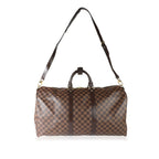 Louis Vuitton Louis Vuitton Damier Ebene Canvas Keepall Bandoulière 55