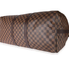 Louis Vuitton Louis Vuitton Damier Ebene Canvas Keepall Bandoulière 55