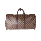 Louis Vuitton Louis Vuitton Damier Ebene Canvas Keepall Bandoulière 55