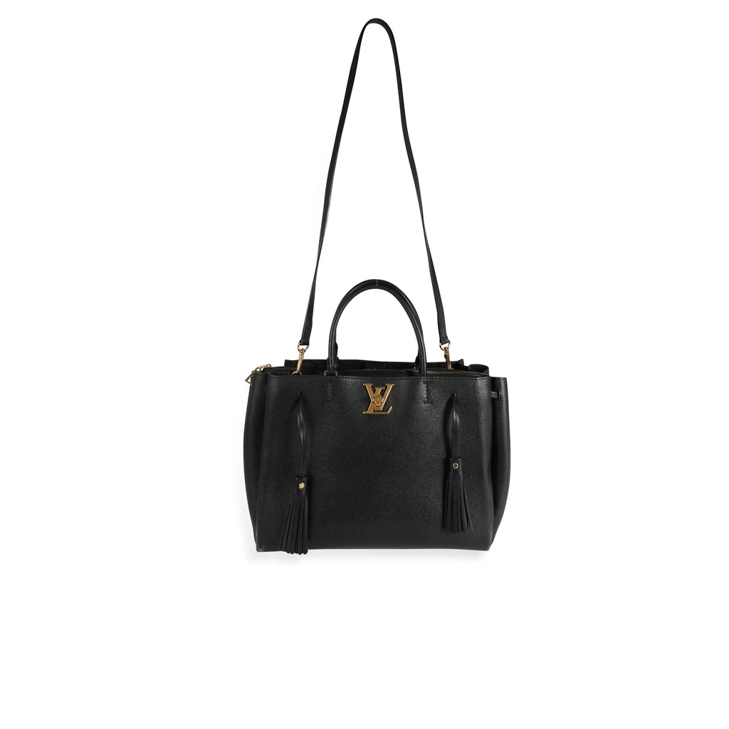 Louis Vuitton Louis Vuitton Black Calfskin Lockmeto Bag