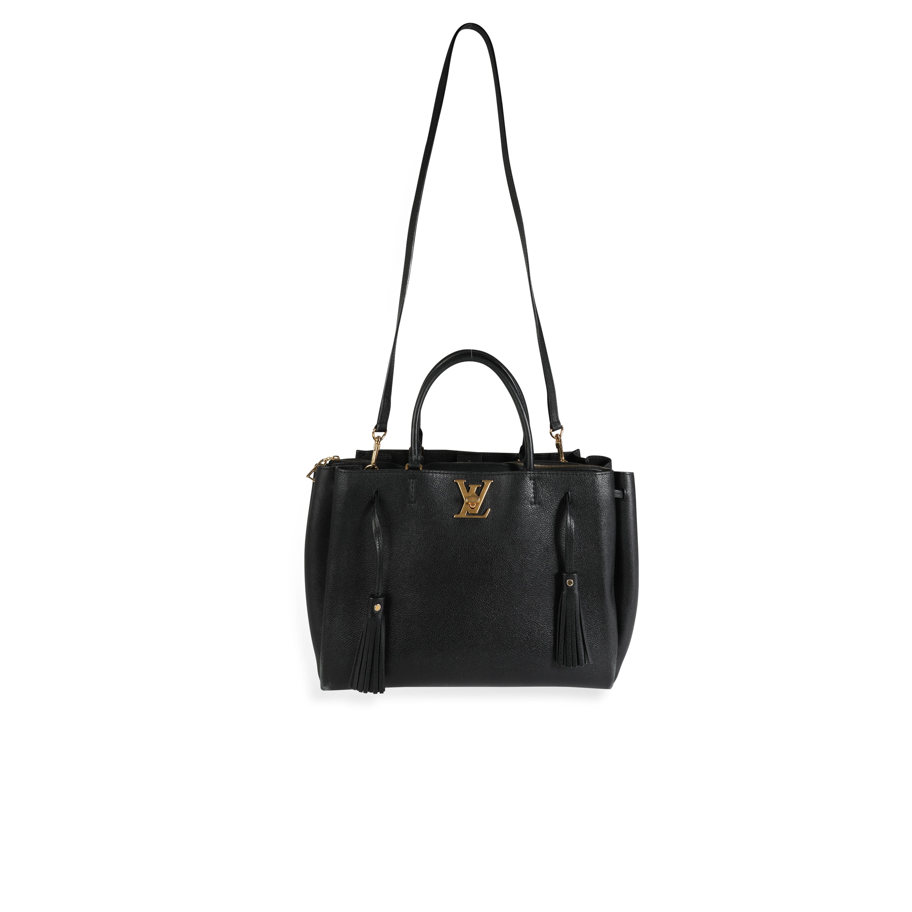 Louis Vuitton Louis Vuitton Black Calfskin Lockmeto Bag