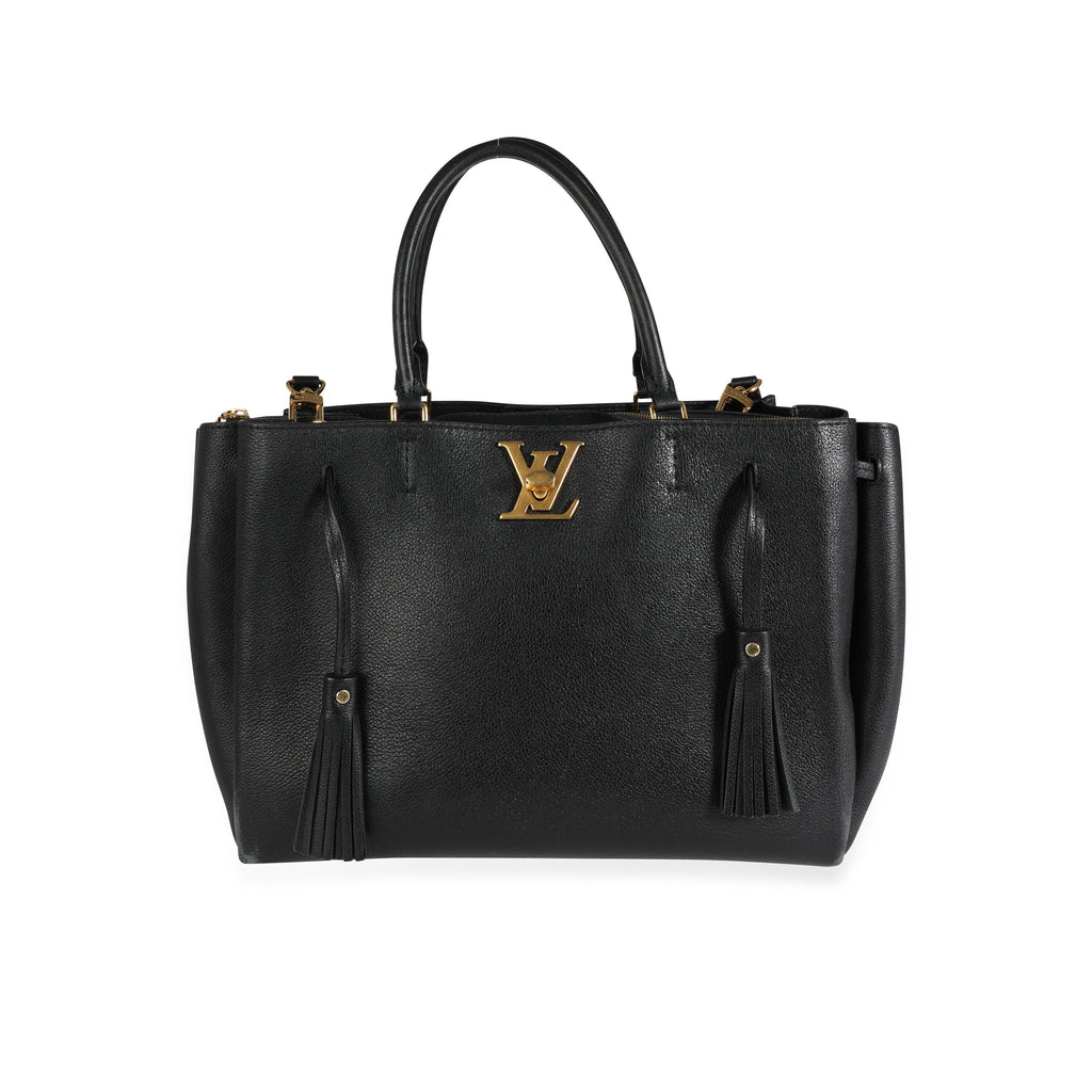 Louis Vuitton Louis Vuitton Black Calfskin Lockmeto Bag