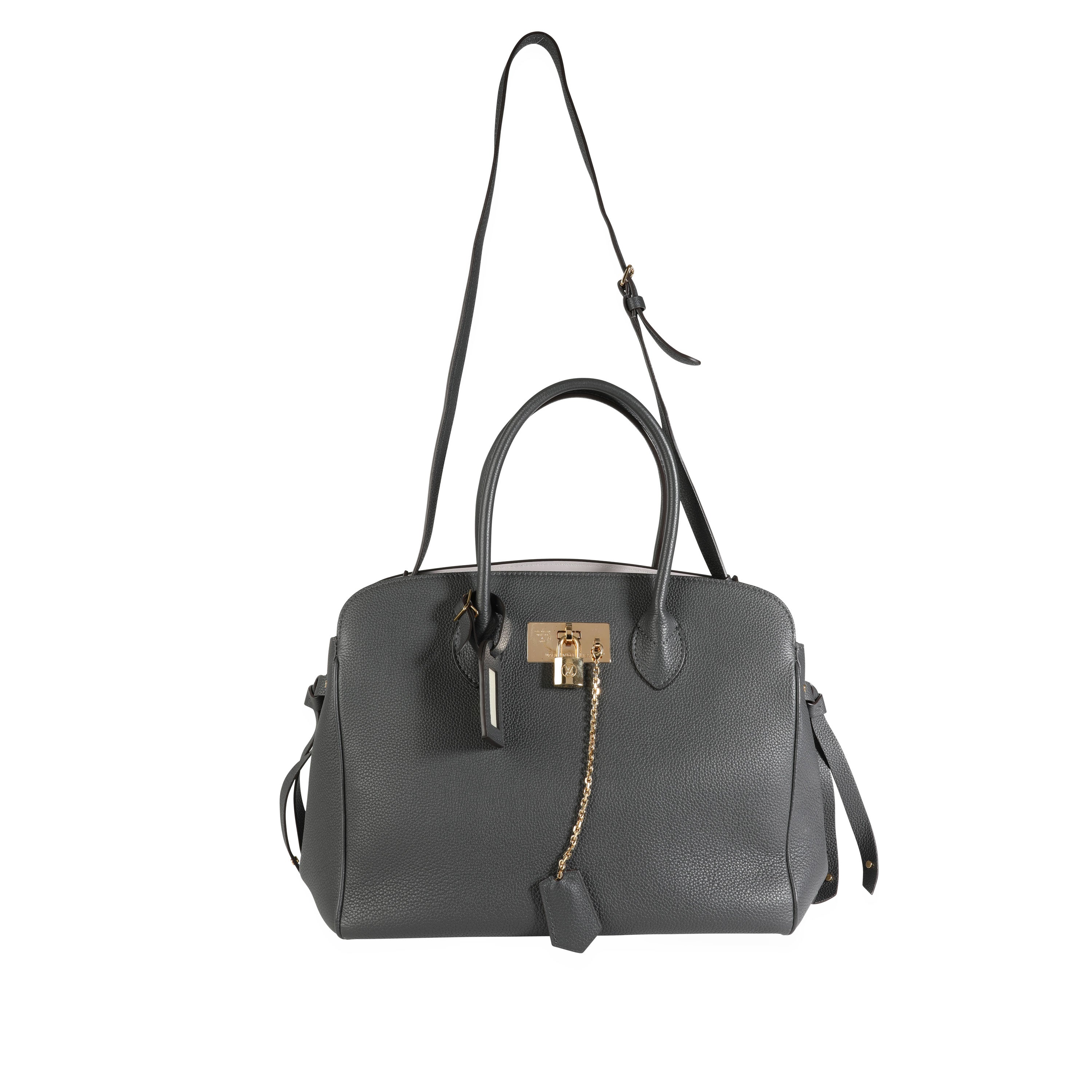 Louis Vuitton Louis Vuitton Etain Veau Nuage Calfskin Leather Milla MM Handbag