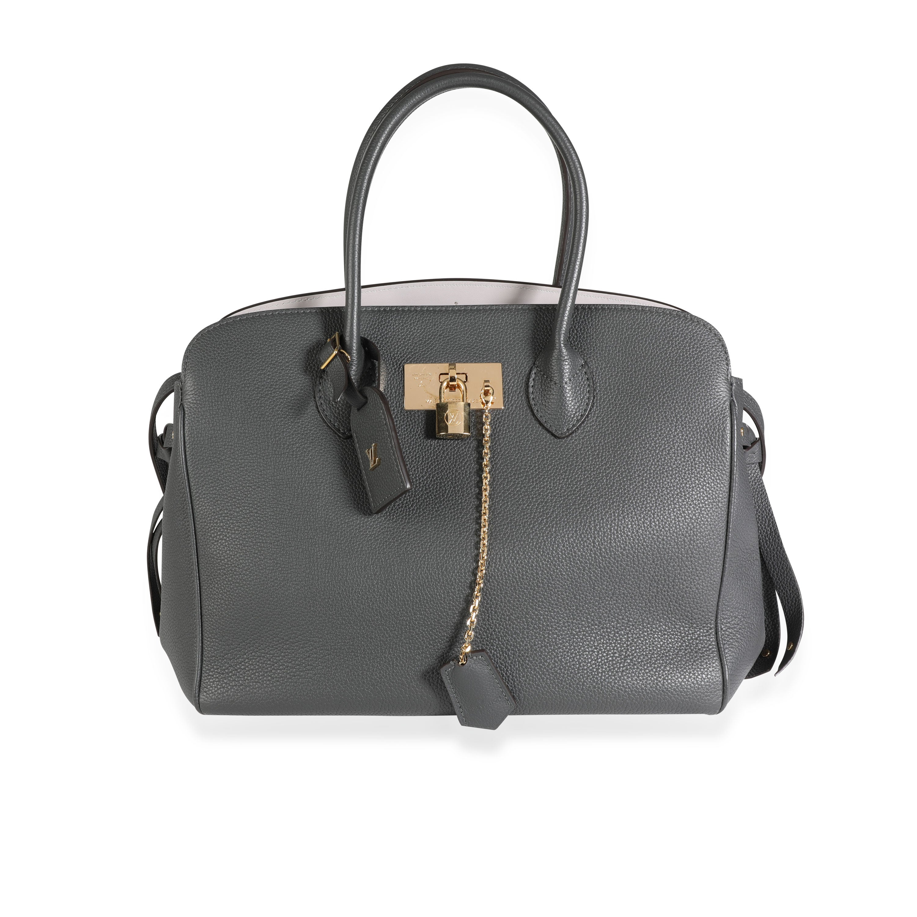 Louis Vuitton Louis Vuitton Etain Veau Nuage Calfskin Leather Milla MM Handbag