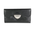 Louis Vuitton Louis Vuitton Noir Epi Leather Eugenie Wallet