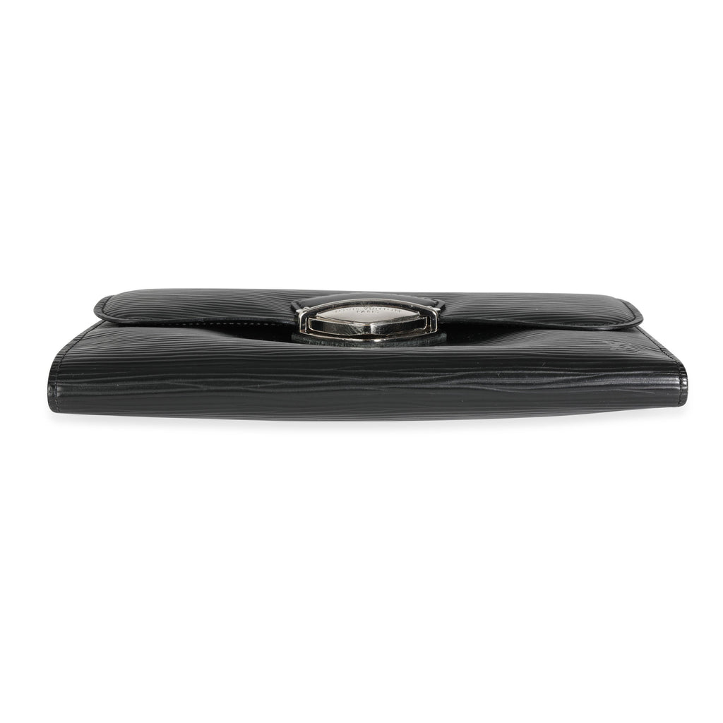 Louis Vuitton Louis Vuitton Noir Epi Leather Eugenie Wallet