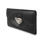 Louis Vuitton Louis Vuitton Noir Epi Leather Eugenie Wallet