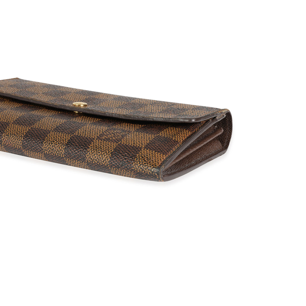 Louis Vuitton Louis Vuitton Damier Ebene Canvas Sarah Wallet