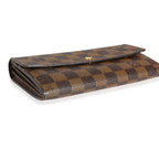 Louis Vuitton Louis Vuitton Damier Ebene Canvas Sarah Wallet