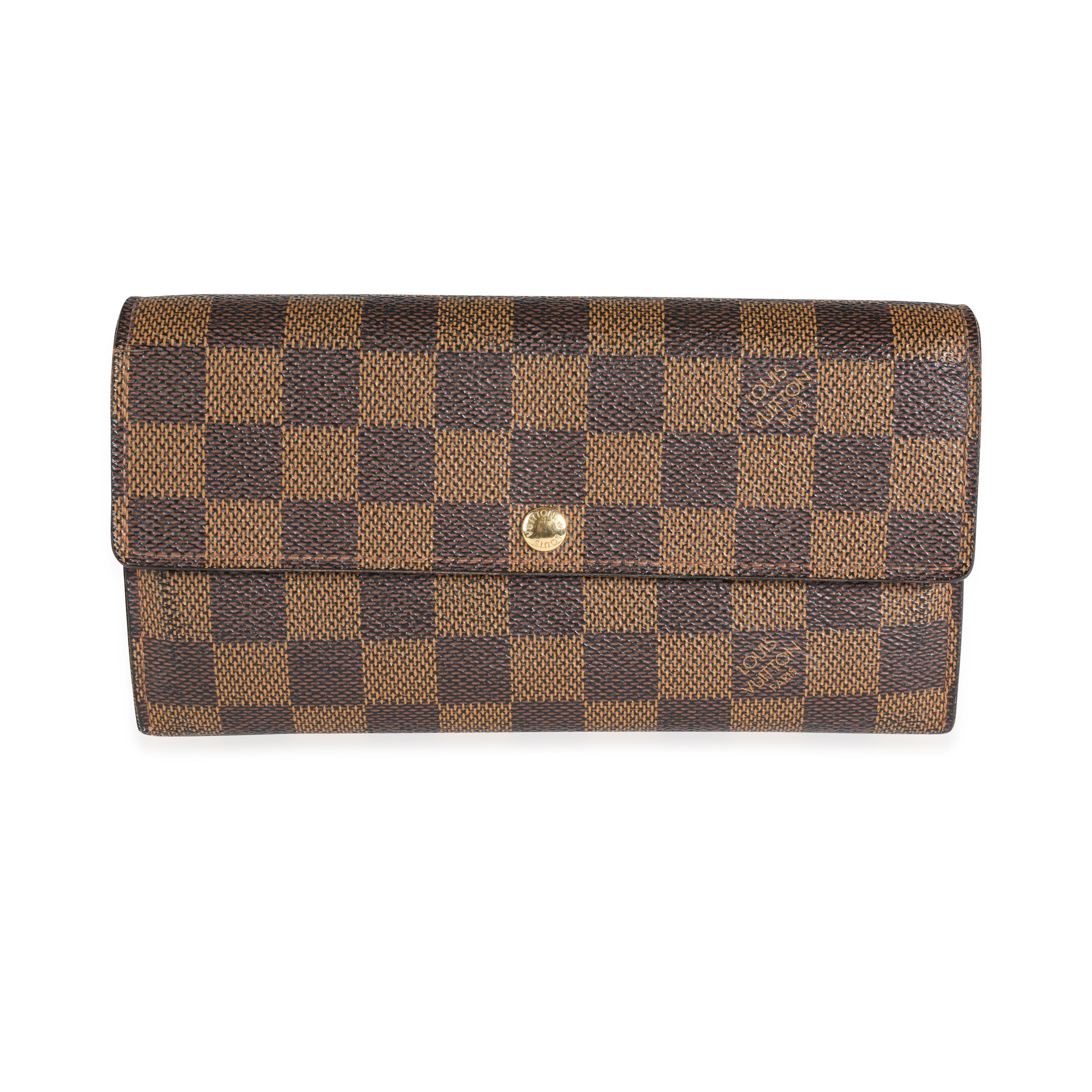 Louis Vuitton Louis Vuitton Damier Ebene Canvas Sarah Wallet