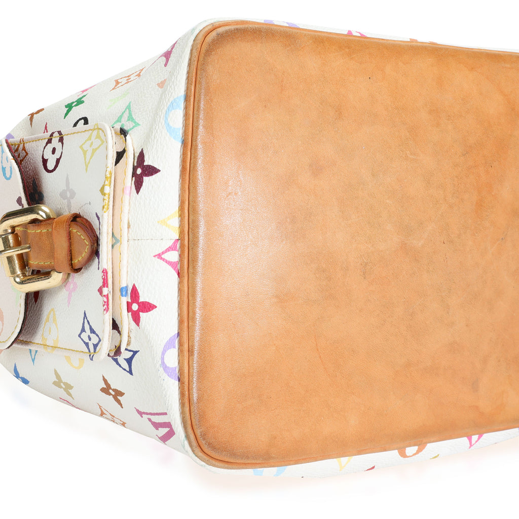 Louis Vuitton Louis Vuitton x Takashi Murakami White Monogram Multicolore Petit Noé Bag