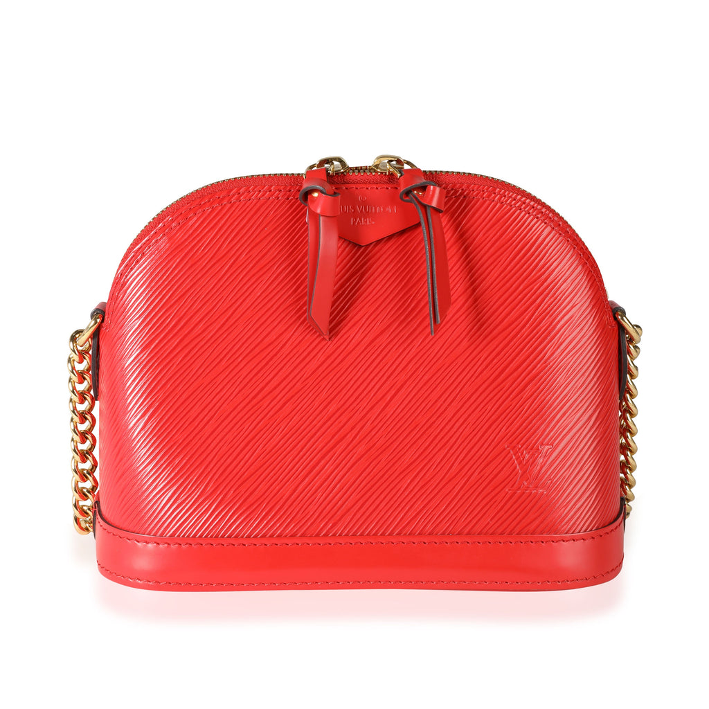 Louis Vuitton Louis Vuitton Rouge Epi Leather Alma Mini