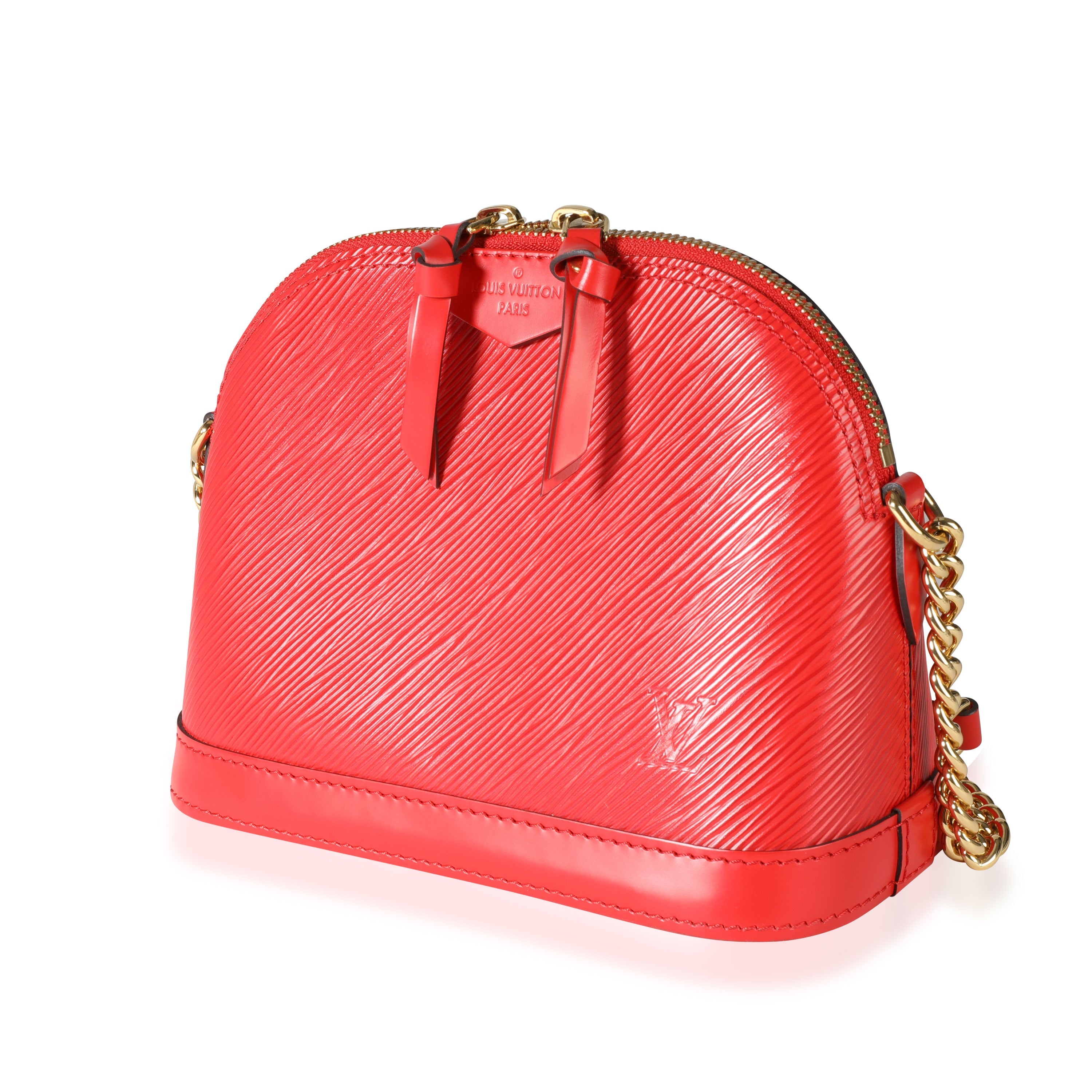 Louis Vuitton Louis Vuitton Rouge Epi Leather Alma Mini