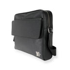 Louis Vuitton Louis Vuitton Black Taiga Leather Alex Messenger PM