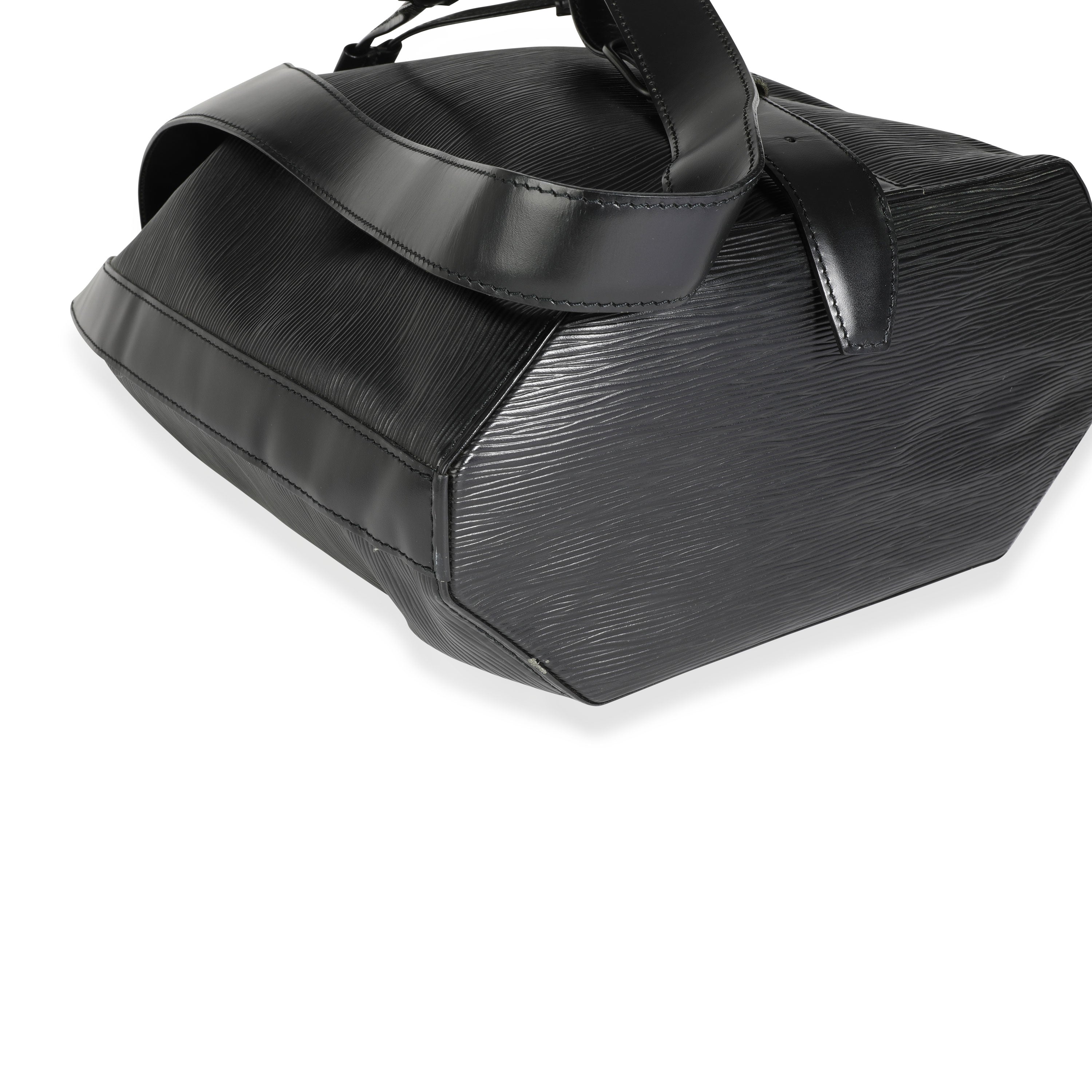 Louis Vuitton Louis Vuitton Vintage Black Epi Leather Sac a Dos Drawstring Sling Backpack